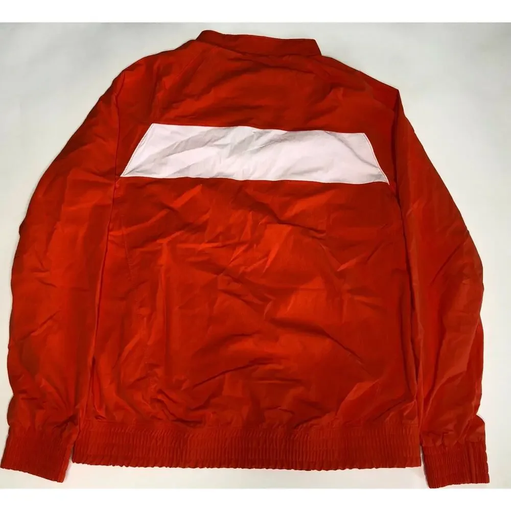 Nike Jordan Team Woven Long Sleeve New Jacket Orange Men's CD2218-820 Sz S